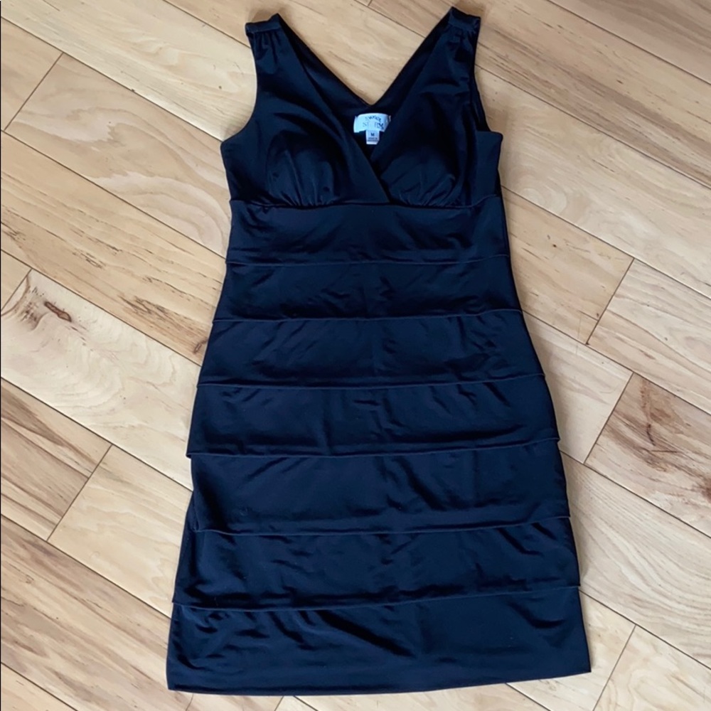 Black cocktail dress